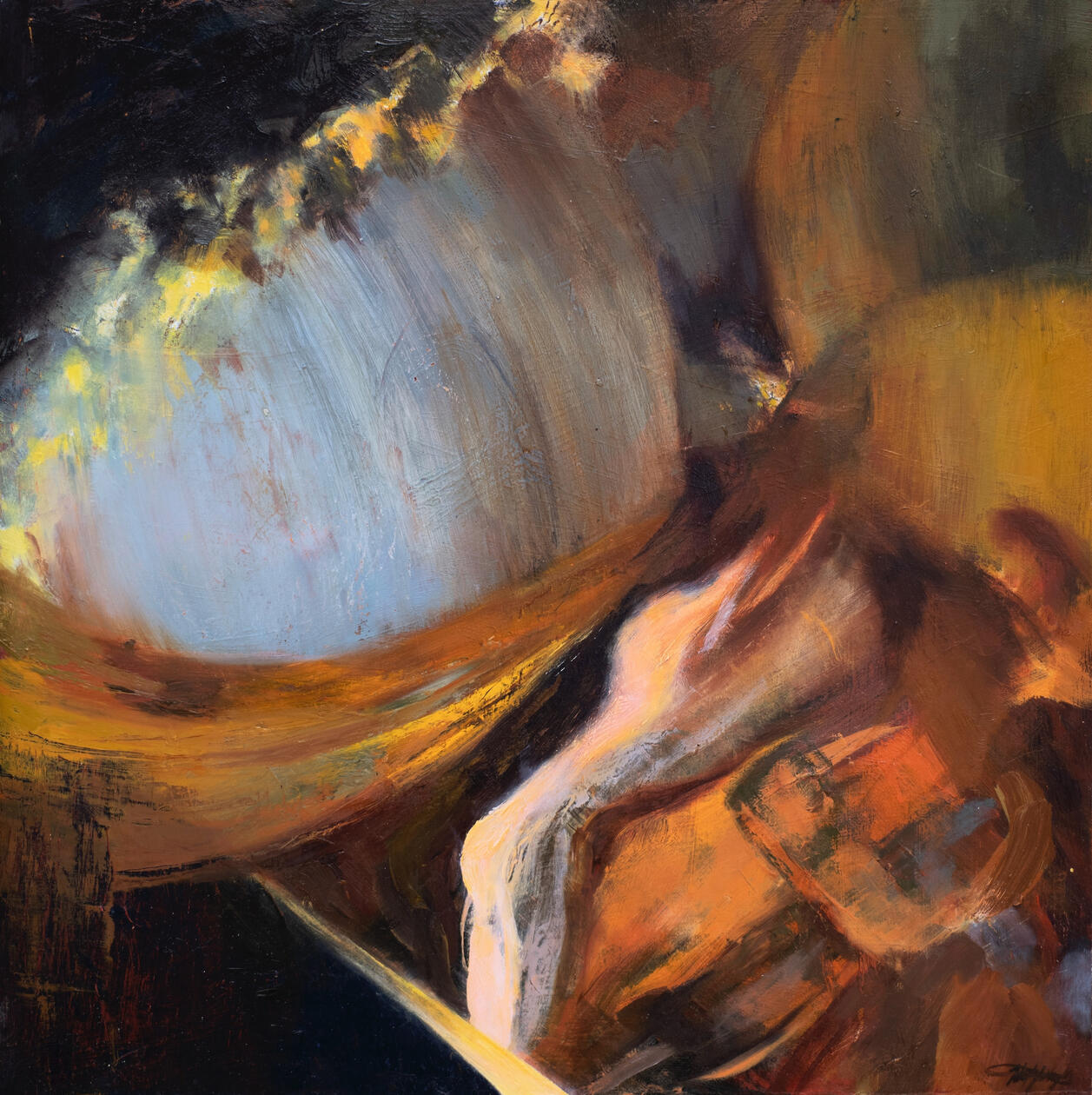 oil on canvas, 20 x 20 in, 2021