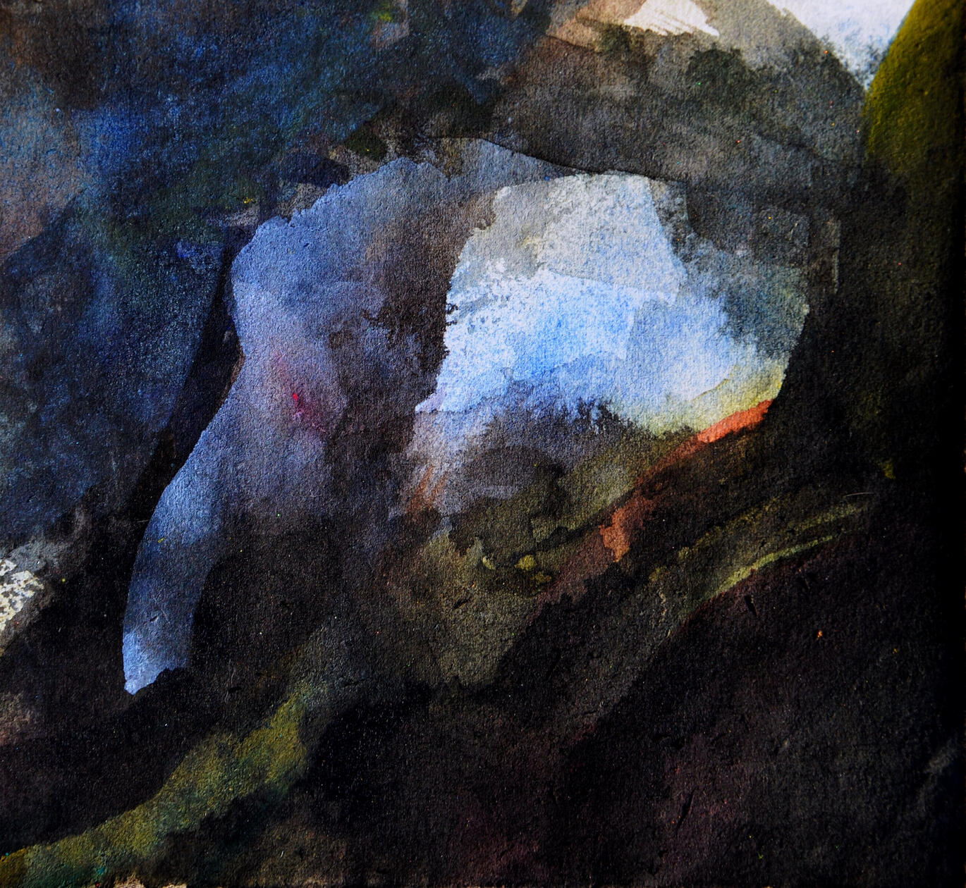 gouache and ink on paper, 2019