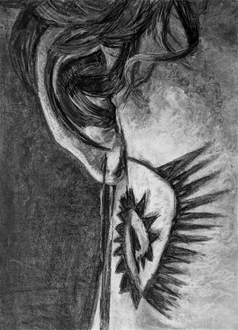 charcoal on paper, 2019